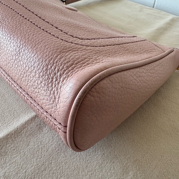 Marc Jacobs Empire City Leather Crossbody Bag Rose Light Pink - Picture 7 of 15